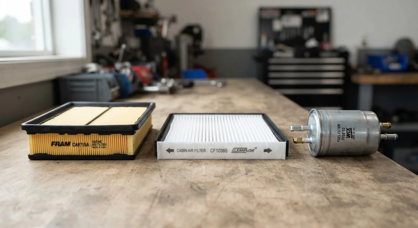 Air Filter, Cabin Filter, Fuel Filter: Which Is Which and When to Change Them
