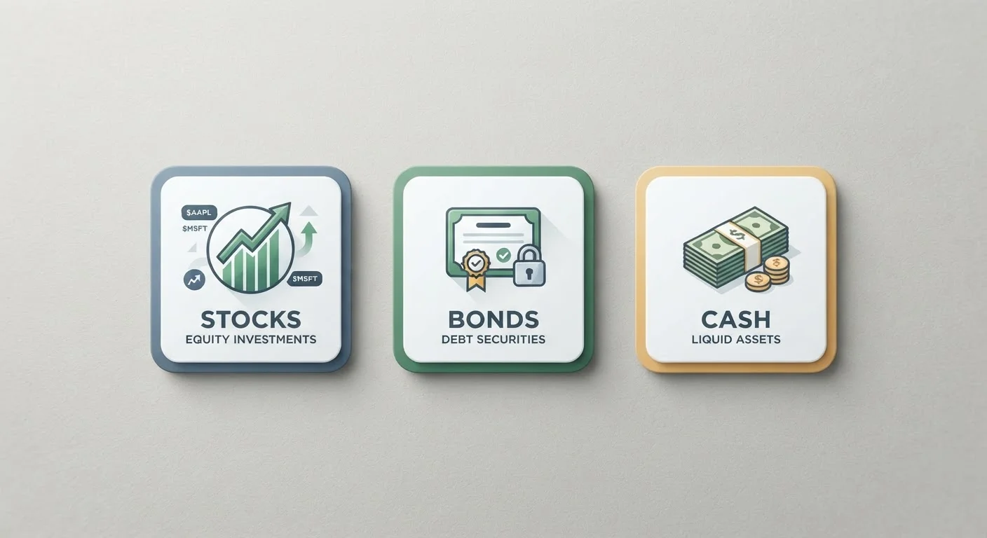 Asset Allocation at a Glance: Balancing Stocks, Bonds, and Cash