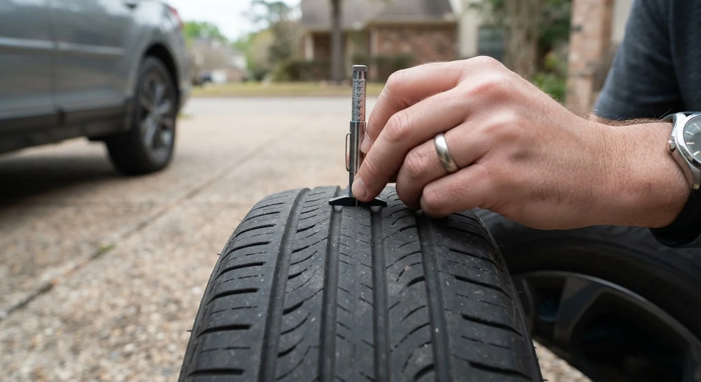 Checking Your Own Tire Tread, Pressure, and Alignment at Home
