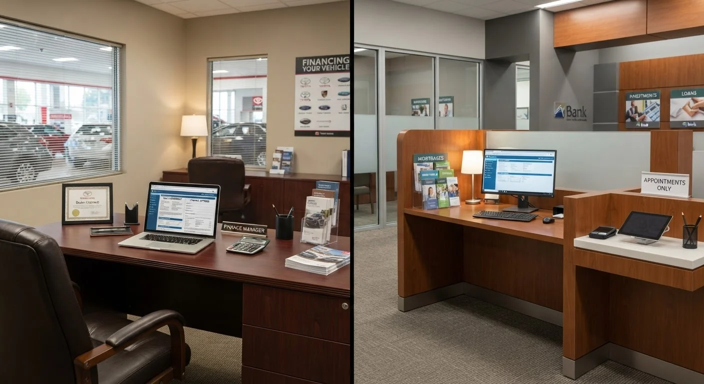 Financing Through a Dealer vs. Your Own Bank