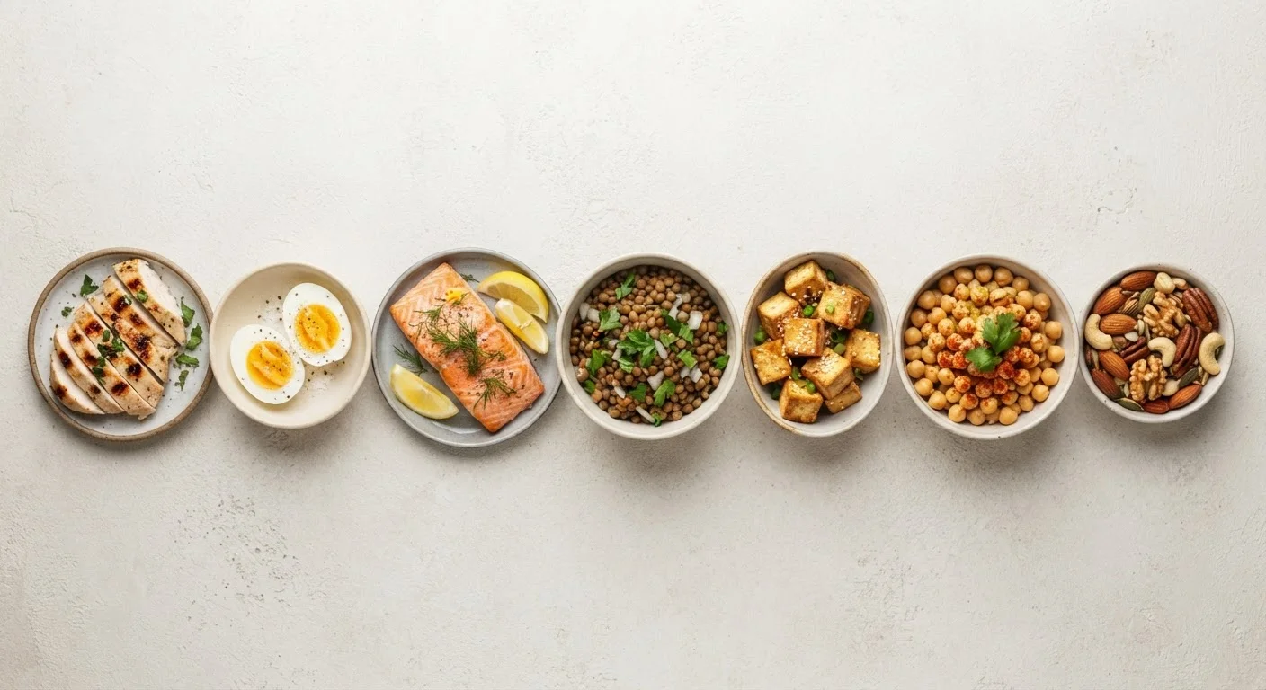 Protein Sources Side by Side: Animal, Plant, and Blended Approaches