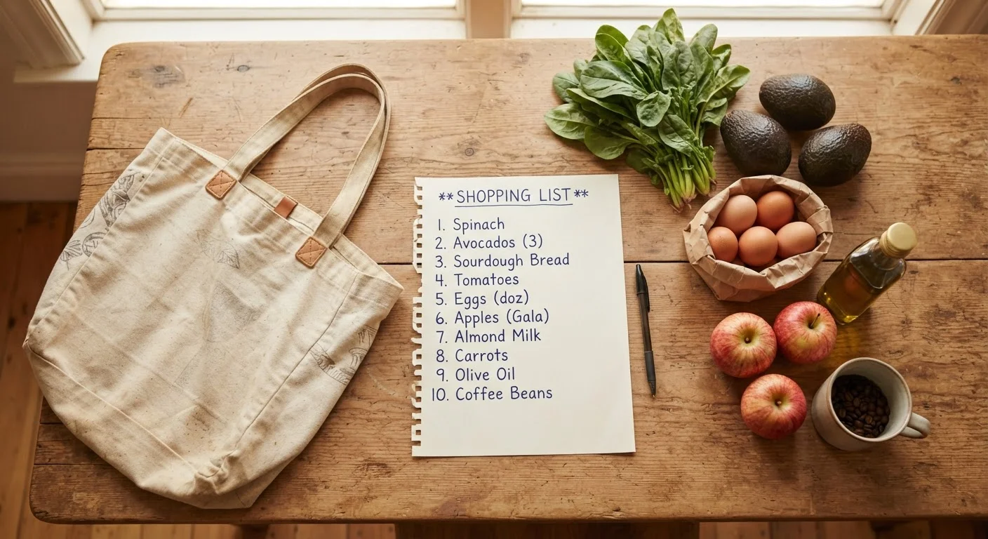 Shopping With a List: Why It Works and How to Make One That Sticks