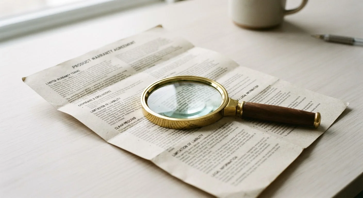 The Anatomy of a Warranty: Reading the Fine Print Before It Matters